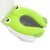 Portable Folding Large Non Slip Silionce Pads Potty Training Seat for Kids Boys & Girls, Foldable Toddlers Toilet Seat, Recyclable Potty Seat Cover for Travel (Green)