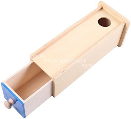 Adena Montessori Object Permanence Box w/ DrawerMontessori Ball Drop Imbucare Box