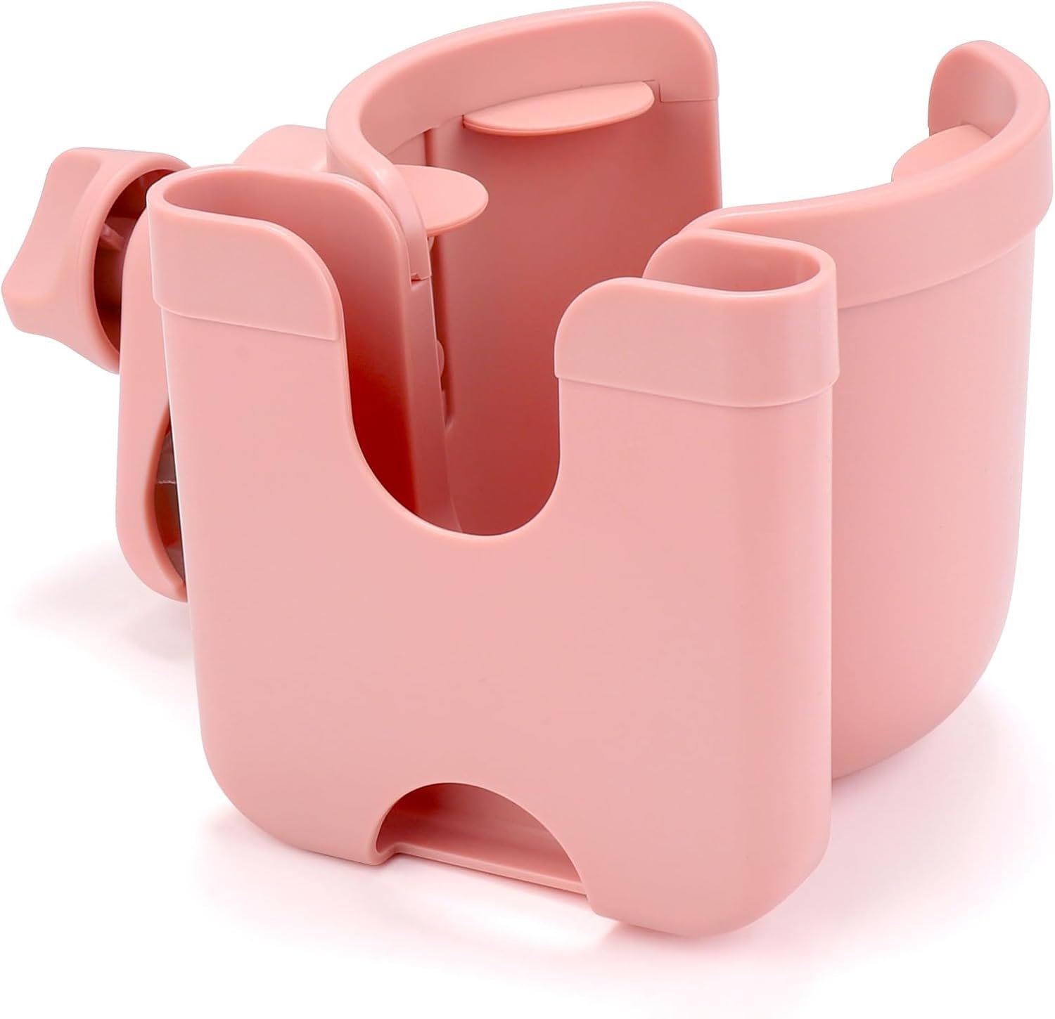 Accmor Stroller Cup Holder with Phone Holder, Bike Cup Holder, Universal Cup Holder for Uppababy Nuna Doona Strollers, 2-in-1 Cup Holder for Walker, Wheelchair, Scooter