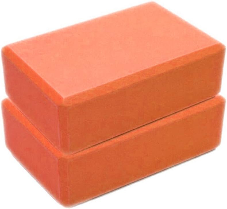 Yoga Blocks for Women 2 Pack Supportive Latex-Free EVA Foam Yoga Blocks Set,9″x6″x3″ Non-Slip Surface High Density Lightweight Yoga Block for Stretching Meditation Exercise Pilates