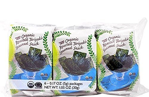 Trader Joe’s Organic Roasted Teriyaki Seaweed Snack (6-pack)