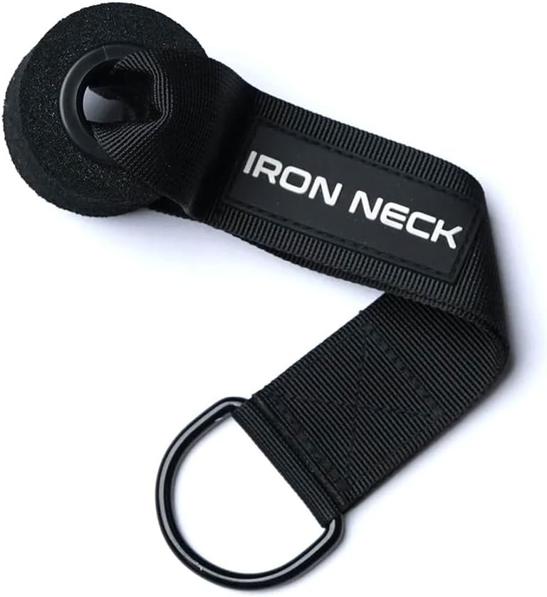 Iron Neck Door Anchor for Resistance Bands – Portable Exercise Band Accessories Home or Gym Workouts – Padded Door Anchor, Resistance Band Workouts for Men and Women – Lock Door