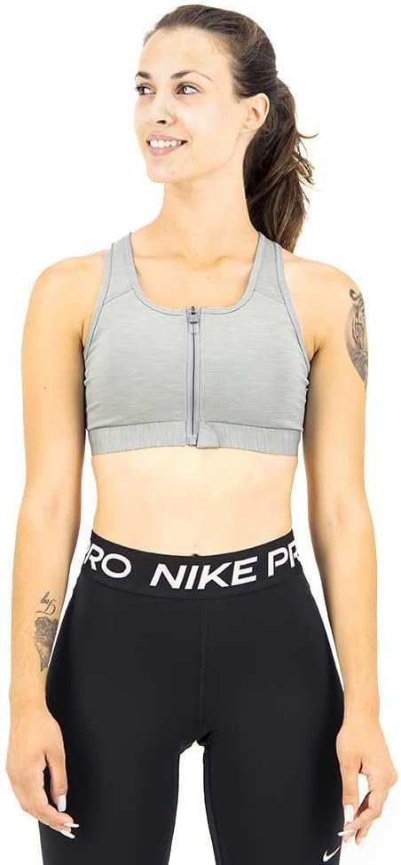 Nike Swoosh Women’s Medium-Support Padded Zip-Front Sports Bra