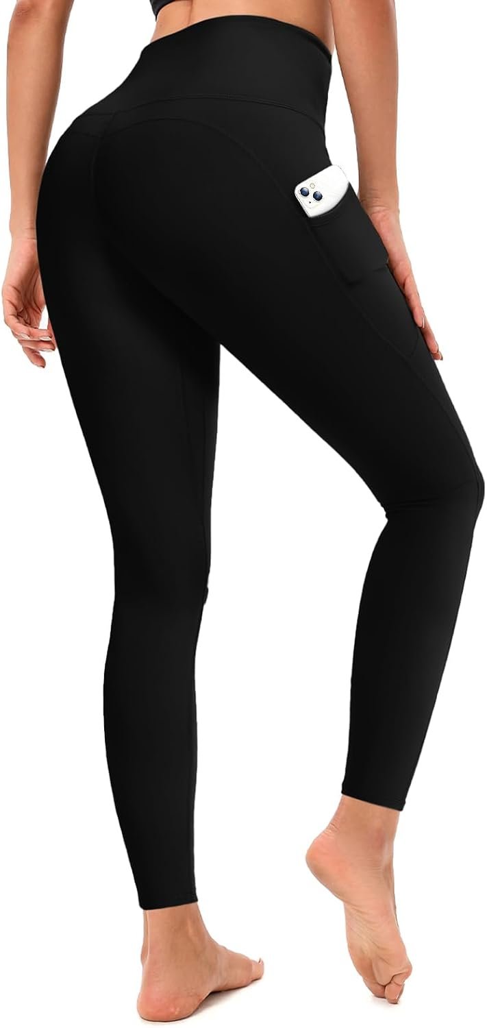 Leggings for Women, Upgraded High Waist Capri Yoga Leggings Workout Running Tummy with Pockets for Women