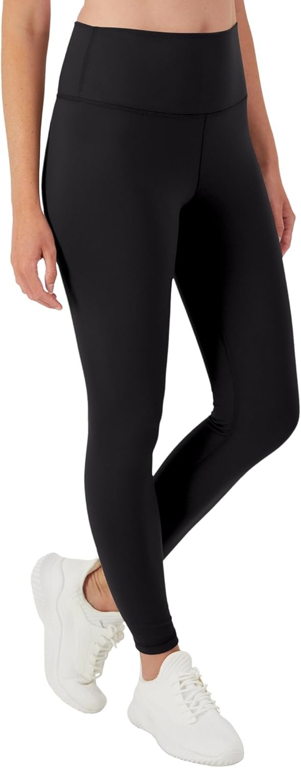 Hanes Womens Leggings Clothing, Moves 7/8 Soft Leggings with Pocket, Moisture Wicking Women’s Clothing, Pants, 25″ Inseam