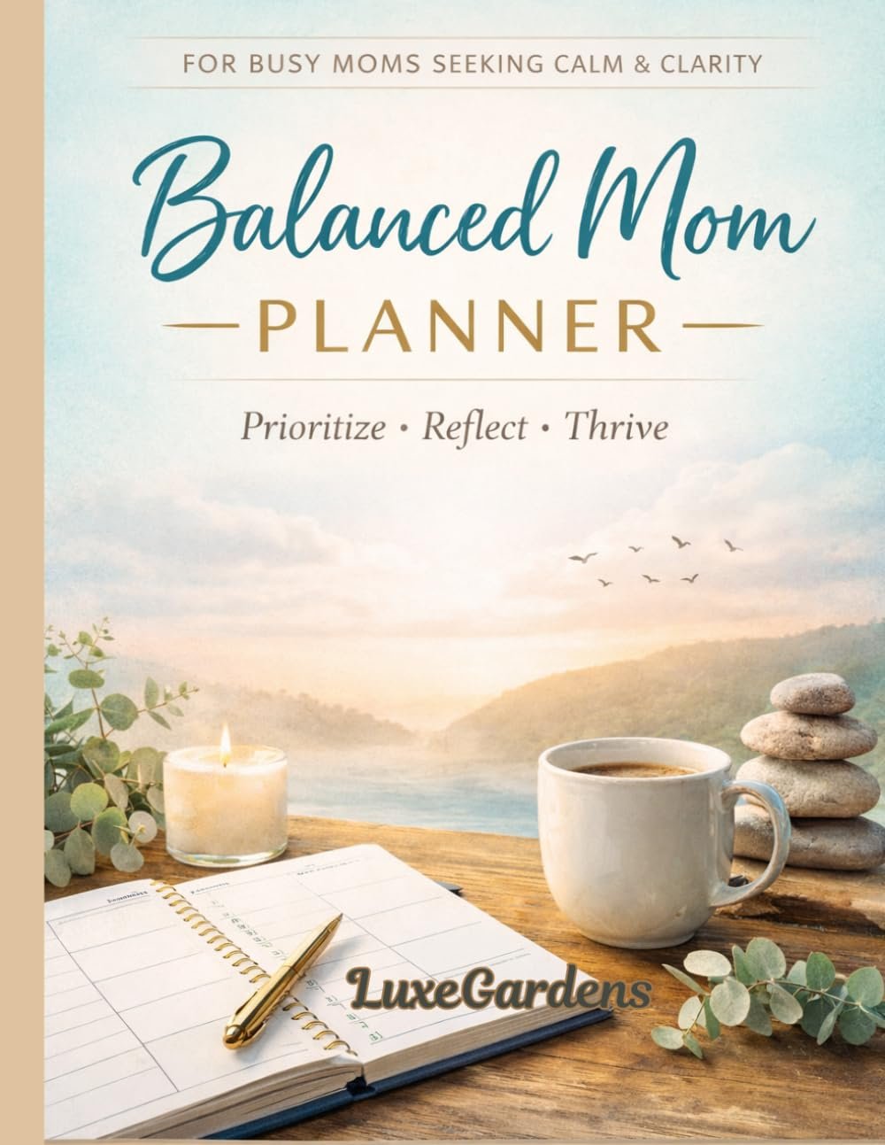 The Balanced Working Mom Planner & Journal: A Calm, Guilt-Free System to Organize Your Life, Reduce Mental Overload, and Reclaim Your Time