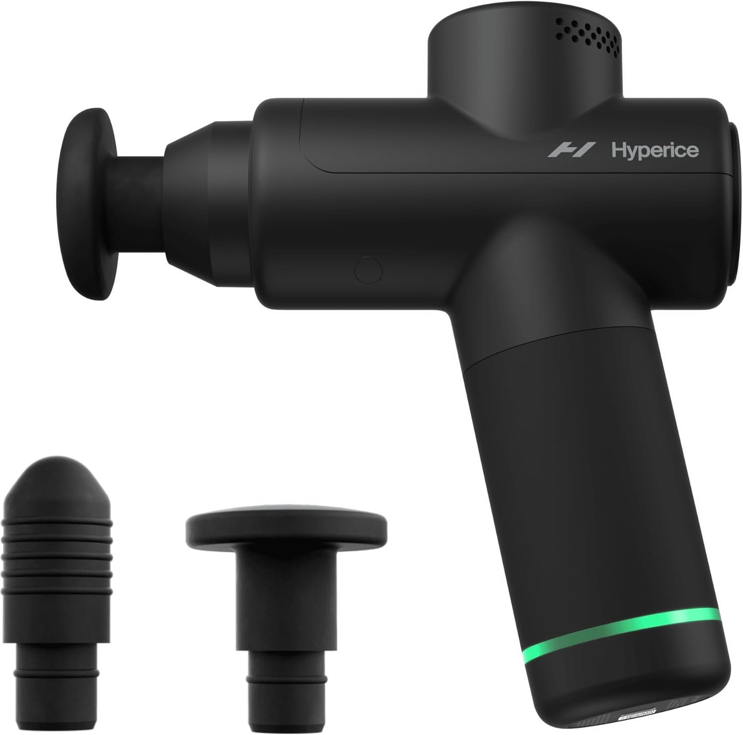 Hypervolt Go 2 – Featuring Quiet Glide Technology – Handheld Percussion Massage Gun | 3 Speeds, 2 Interchangeable Heads | Helps Relieve Sore Muscles and Stiffness