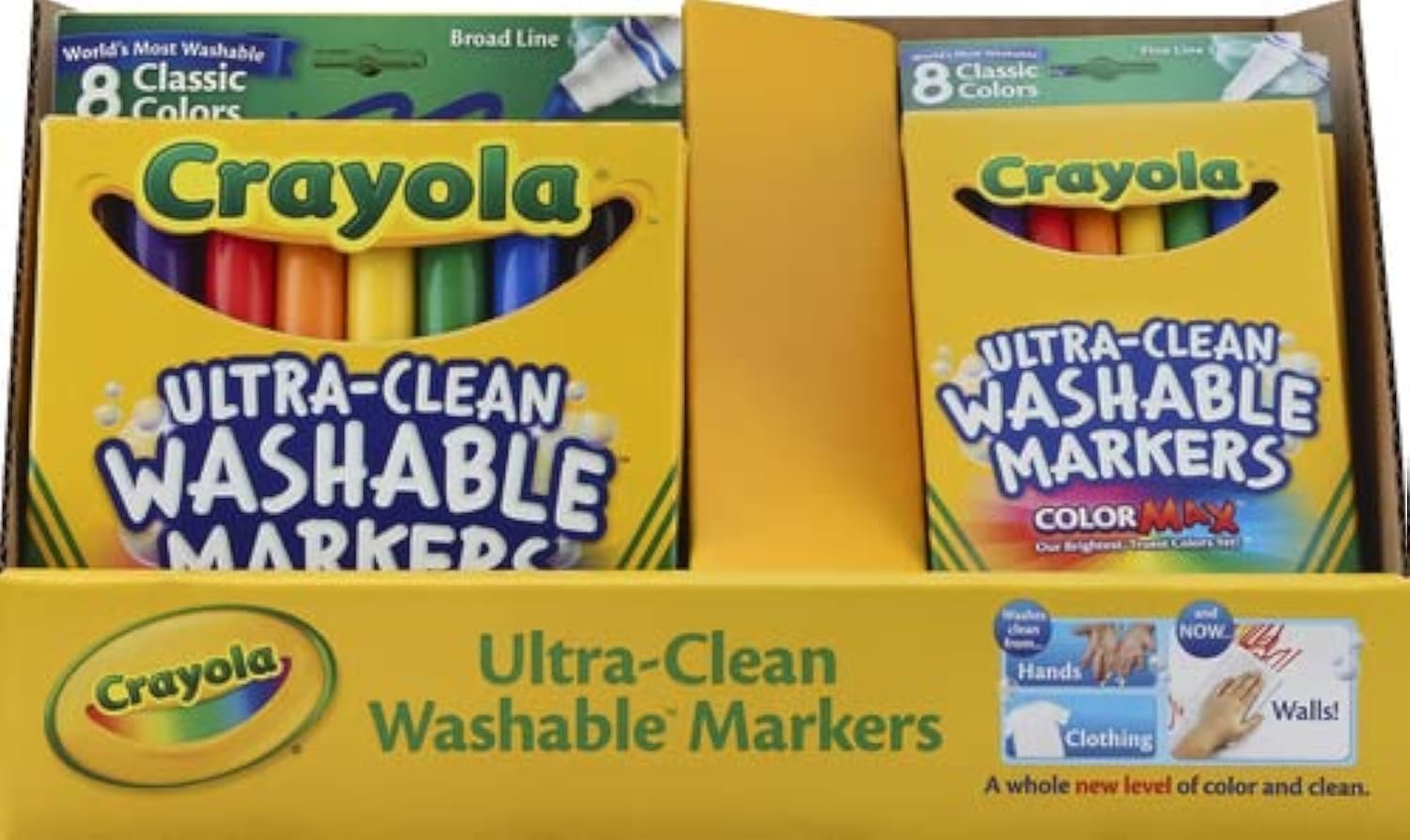 CYO587808 – Crayola Classic Washable Marker Set