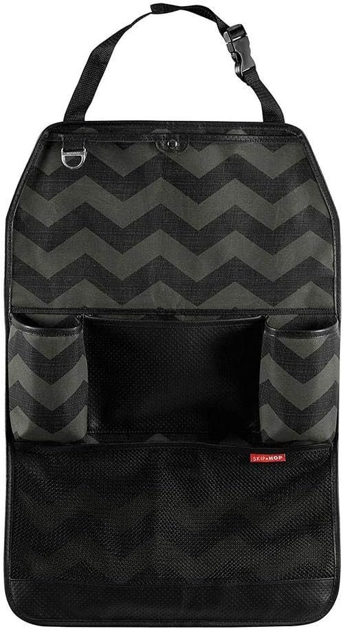 Skip Hop Back Seat Car Organizer, Style Driven, Black, 0.6 lb