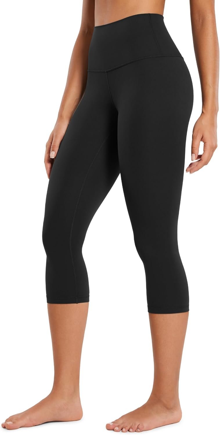 CRZ YOGA Butterluxe Yoga Capris Leggings 19” – High Waisted Workout Buttery Soft Athletic Lounge Womens Crop Pants