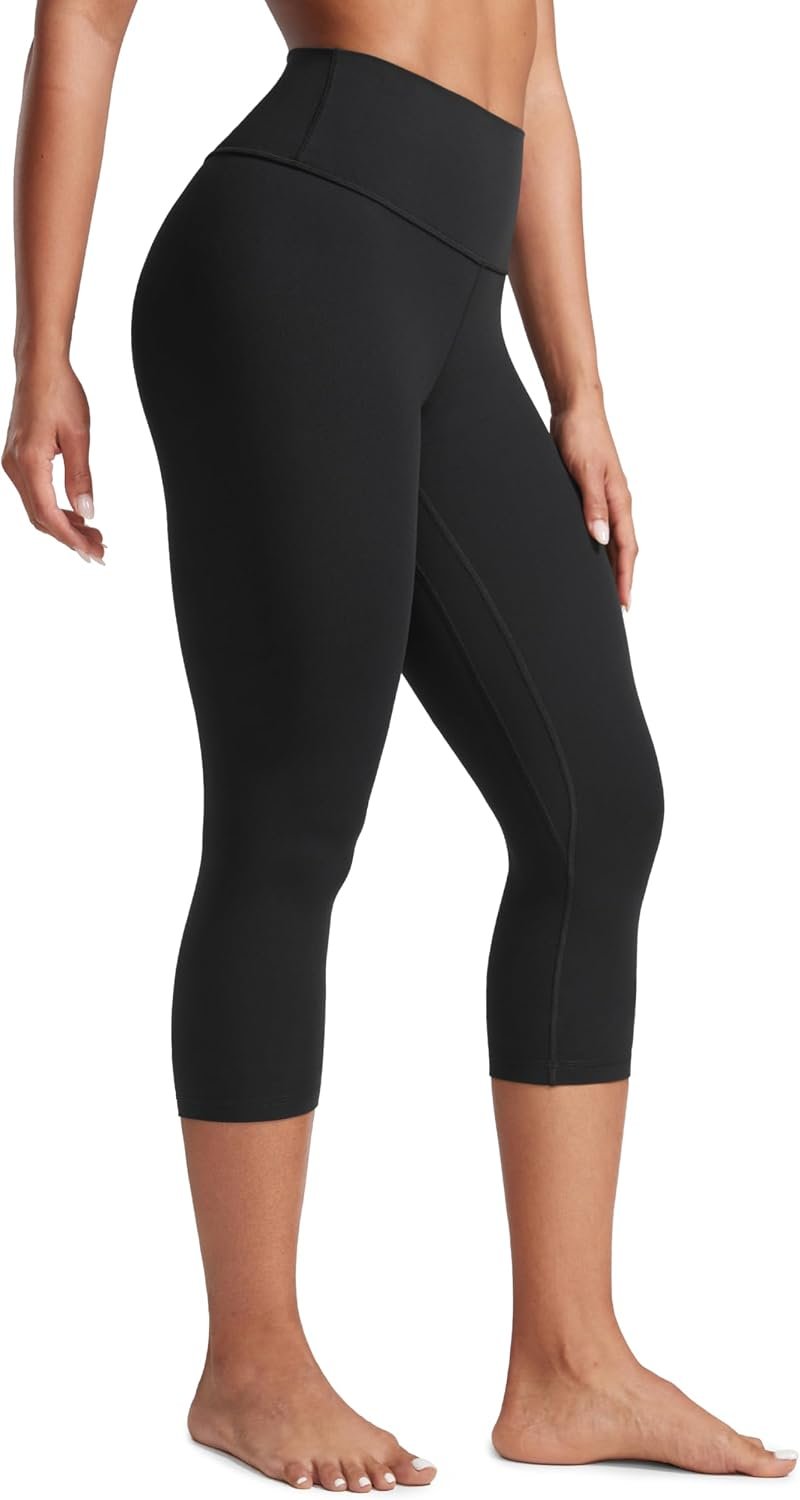 CRZ YOGA Butterlift Capris Workout Leggings 21″ – High Waisted Pilates Gym Athletic Womens Crop Yoga Pants