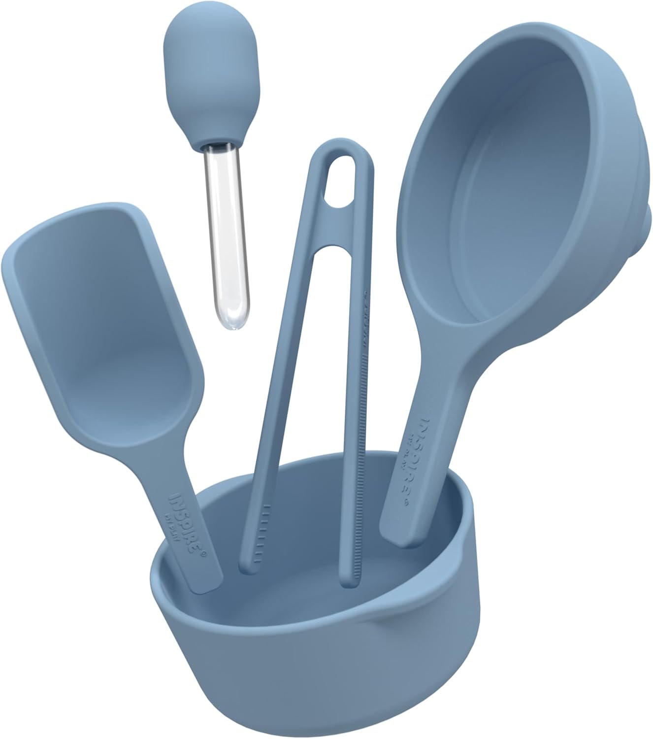 Inspire My Play Blue Sensory Bin Accessories Start Kit – Sensory Bin Toys – Messy Play Tools