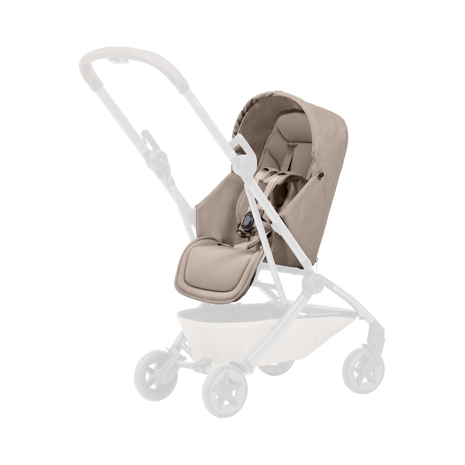 Joolz AER2 Nest-to-Seat Accessory for Newborn-to-Toddler Use (Up to 33 lbs) – Lightweight Compact Parent-Facing Seat, (Chassis Not Included) Airplane-Approved – One-Hand Fold – (Sandy Taupe)