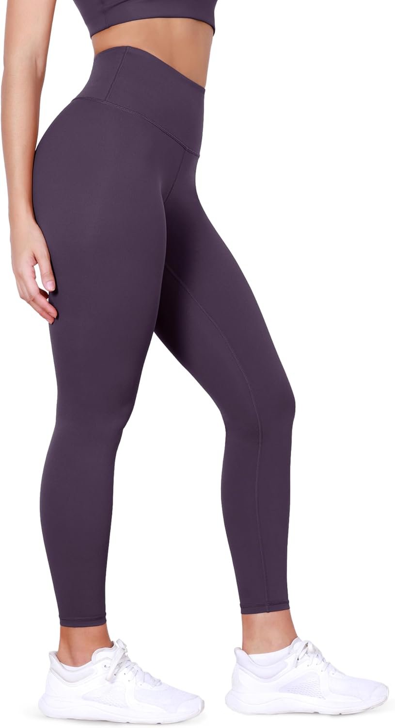 ODODOS Body-Hugging Workout Leggings with Back Pocket for Women, 25″ /28″ High Waist Yoga Pants