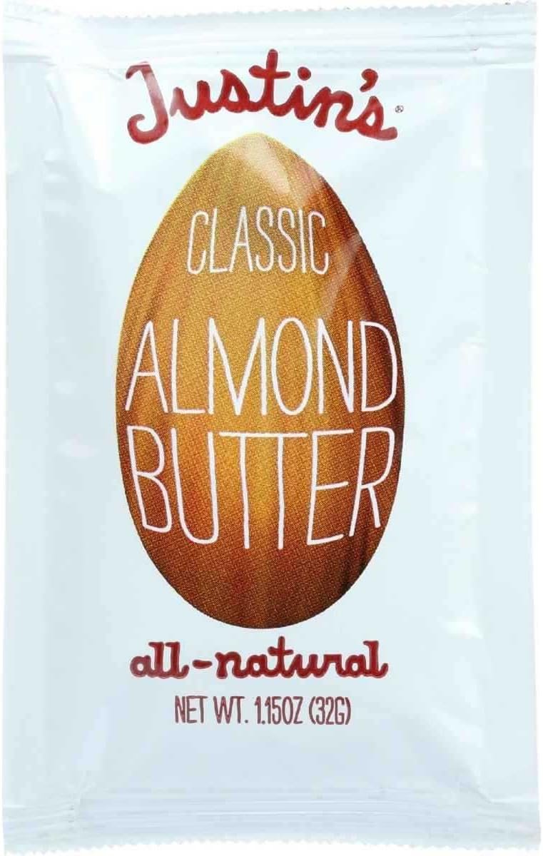 Justin’s, Nut Butter Almnd CLSC Sqz Pk, 1.15 OZ (Pack of 10)