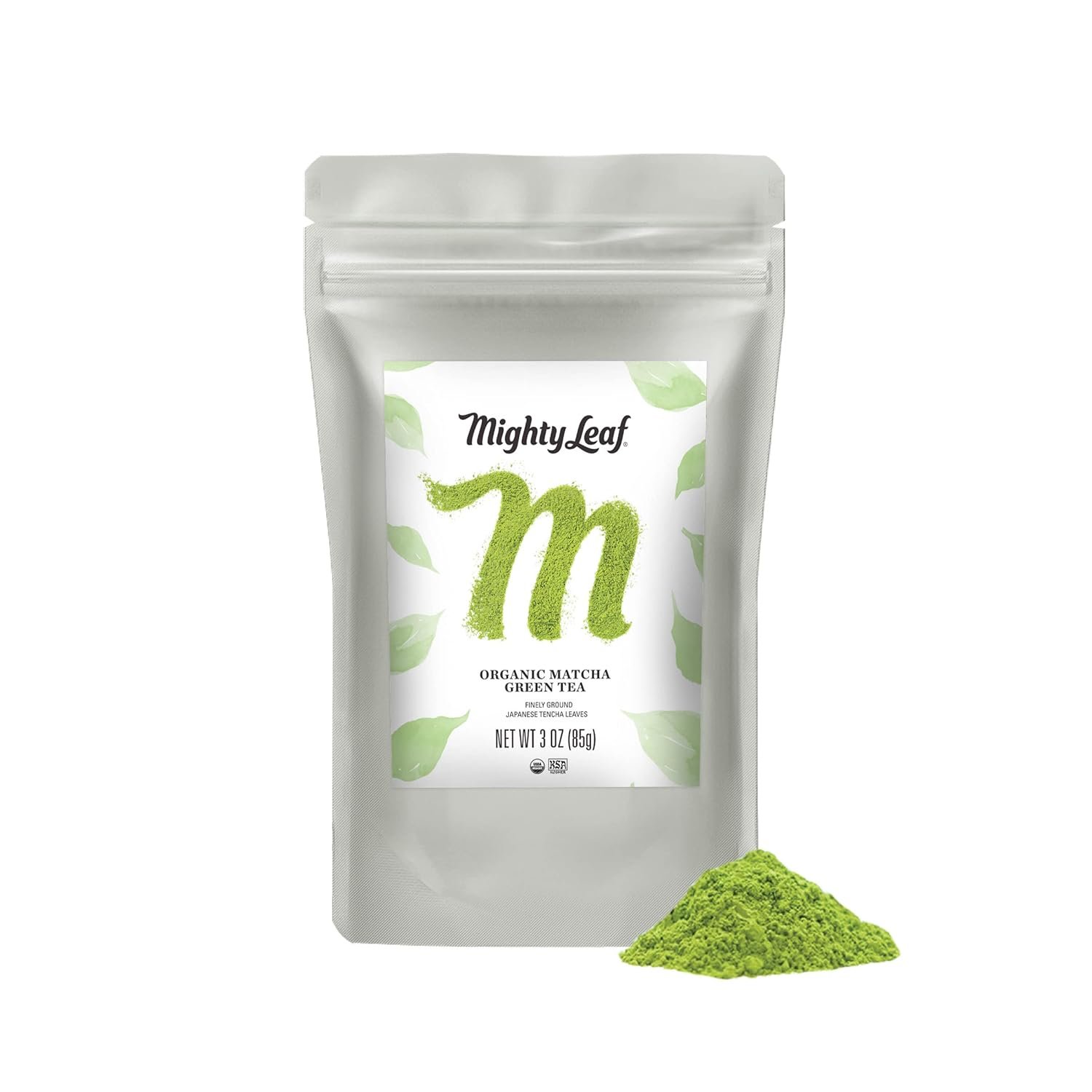 Mighty Leaf Tea, Organic Matcha Green Tea Powder – 3 Ounce Bag, 100% Japanese Matcha, Unsweetened