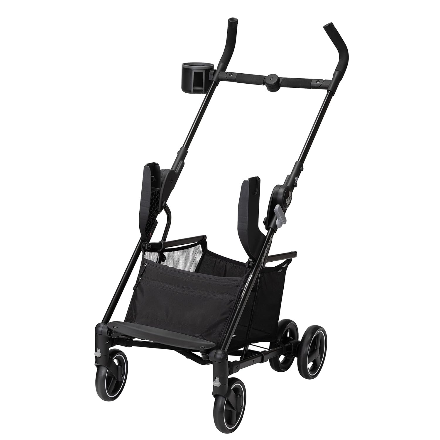 Maxi-Cosi Maxi-Taxi Xt Baby Stroller, Car Seat Caddy, Ultra Compact, Travel System with Ample Storage, Black,