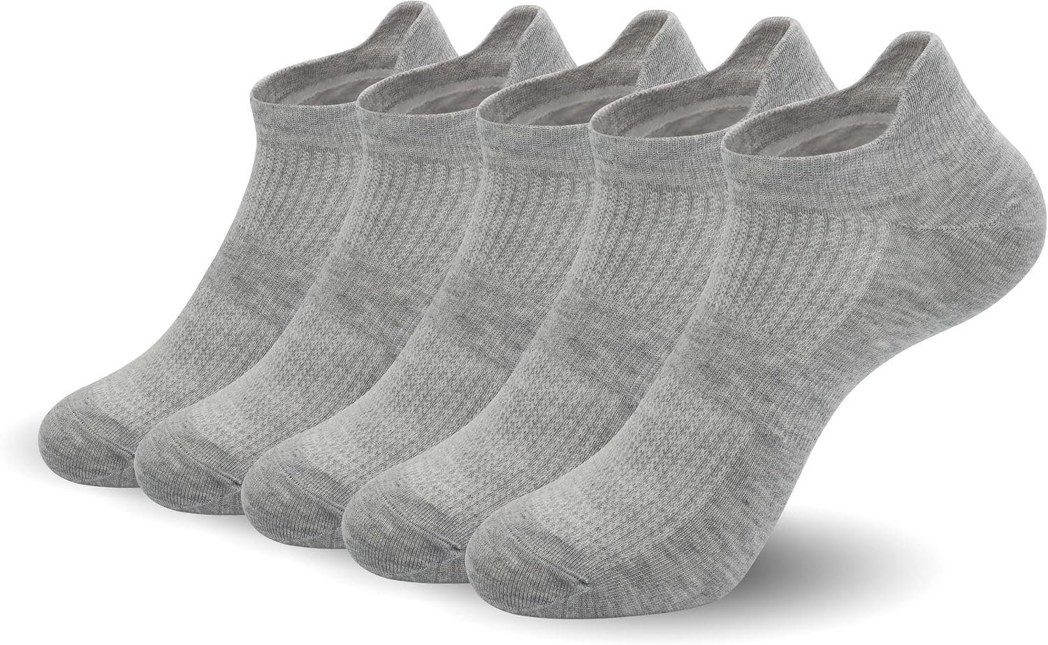 SERISIMPLE Women Ultra Thin Socks Viscose Bamboo Low Cut No Show Ventilating Ankle Anti Odor Arch Support Mesh Socks 5 Pairs