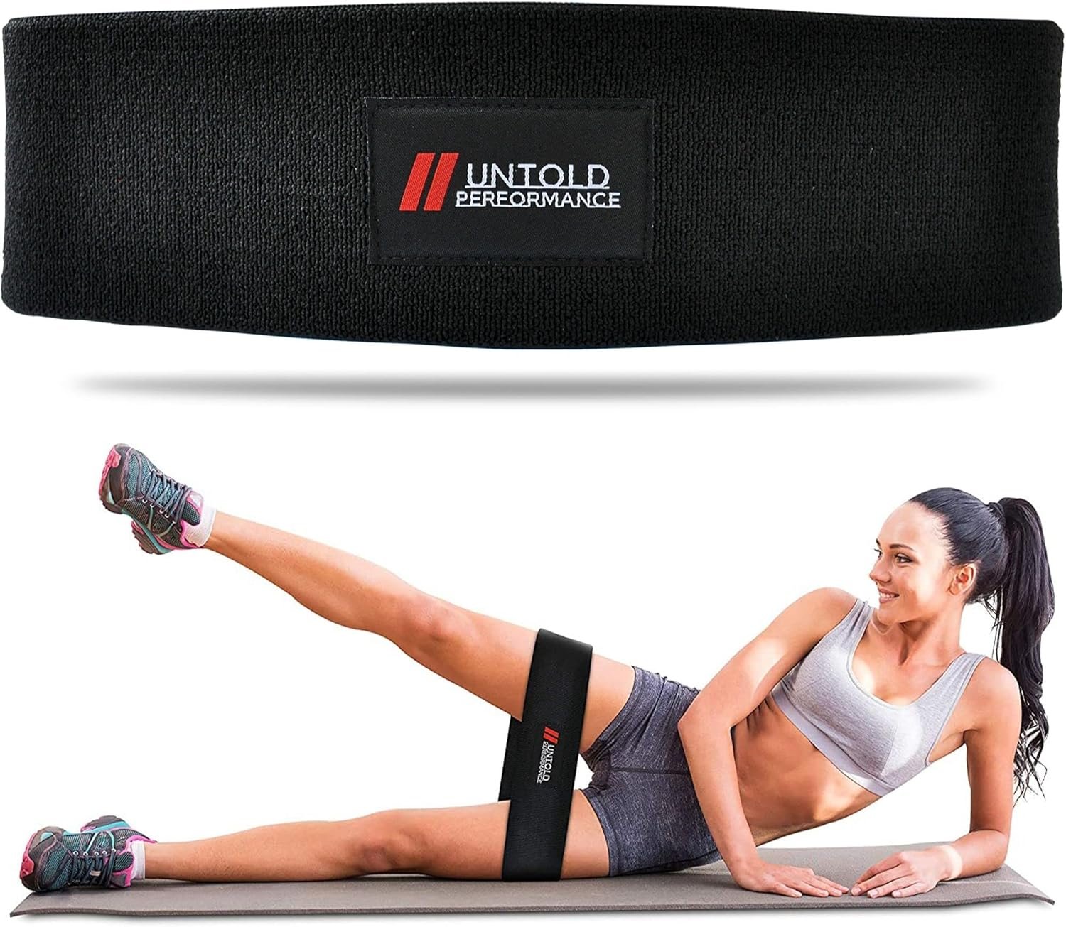 Heavy Resistance Bands – Hip Bands for Working Out, Premium Exercise Bands Resistance, Durable Resistance Bands for Strength, Flexibility & Glute Workouts