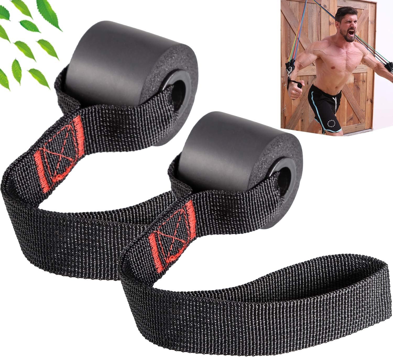 Heavy Duty Door Anchor for Exercise Bands – Secure Door Jamb Anchor System – No Damage, Larger Size