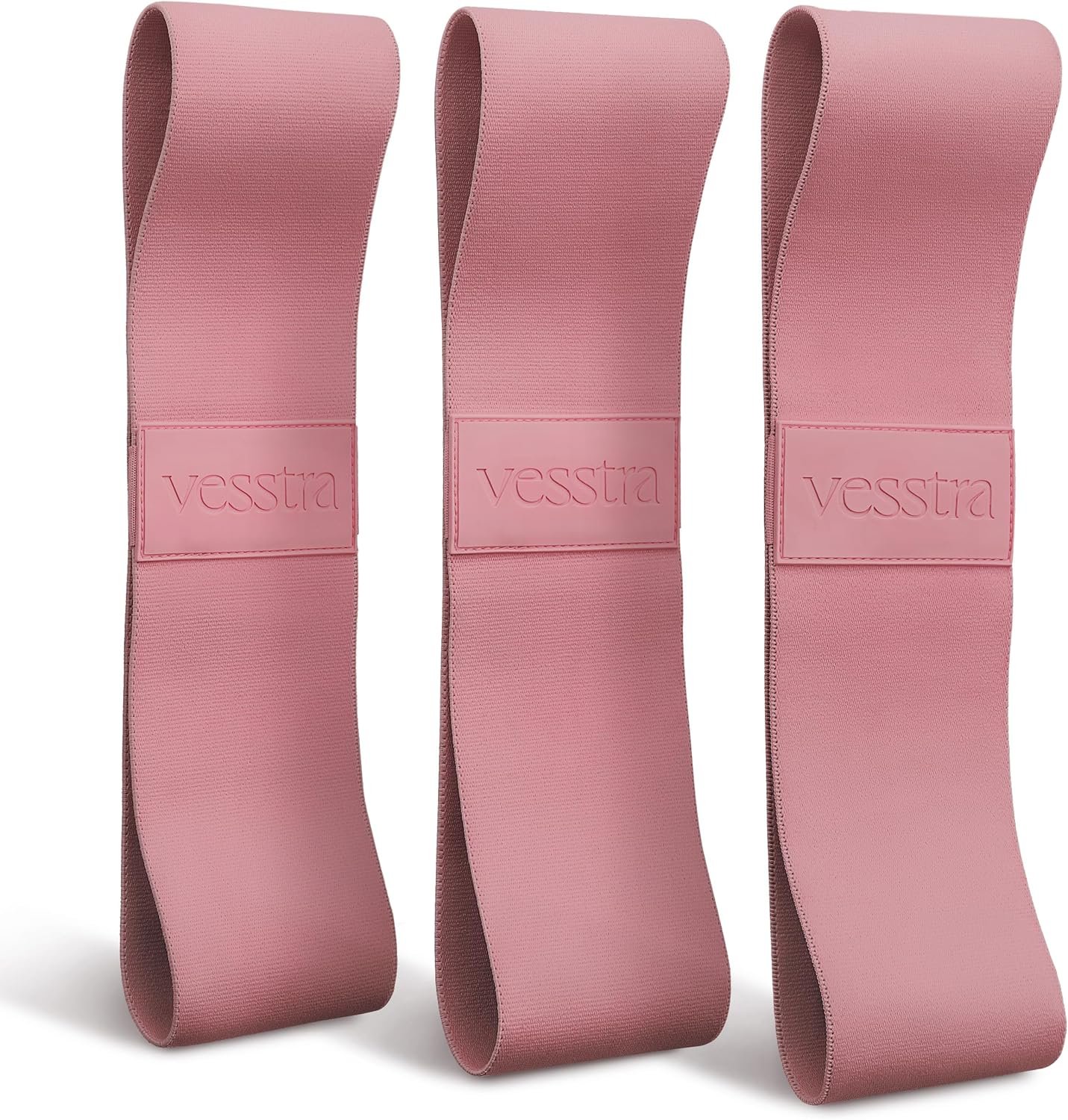 Premium Loop Resistance Bands Set – Non Slip Fabric Booty Bands for Glutes & Legs (Light, Medium, Heavy) | Hip Bands for Pilates, Strength Training & Home Workouts