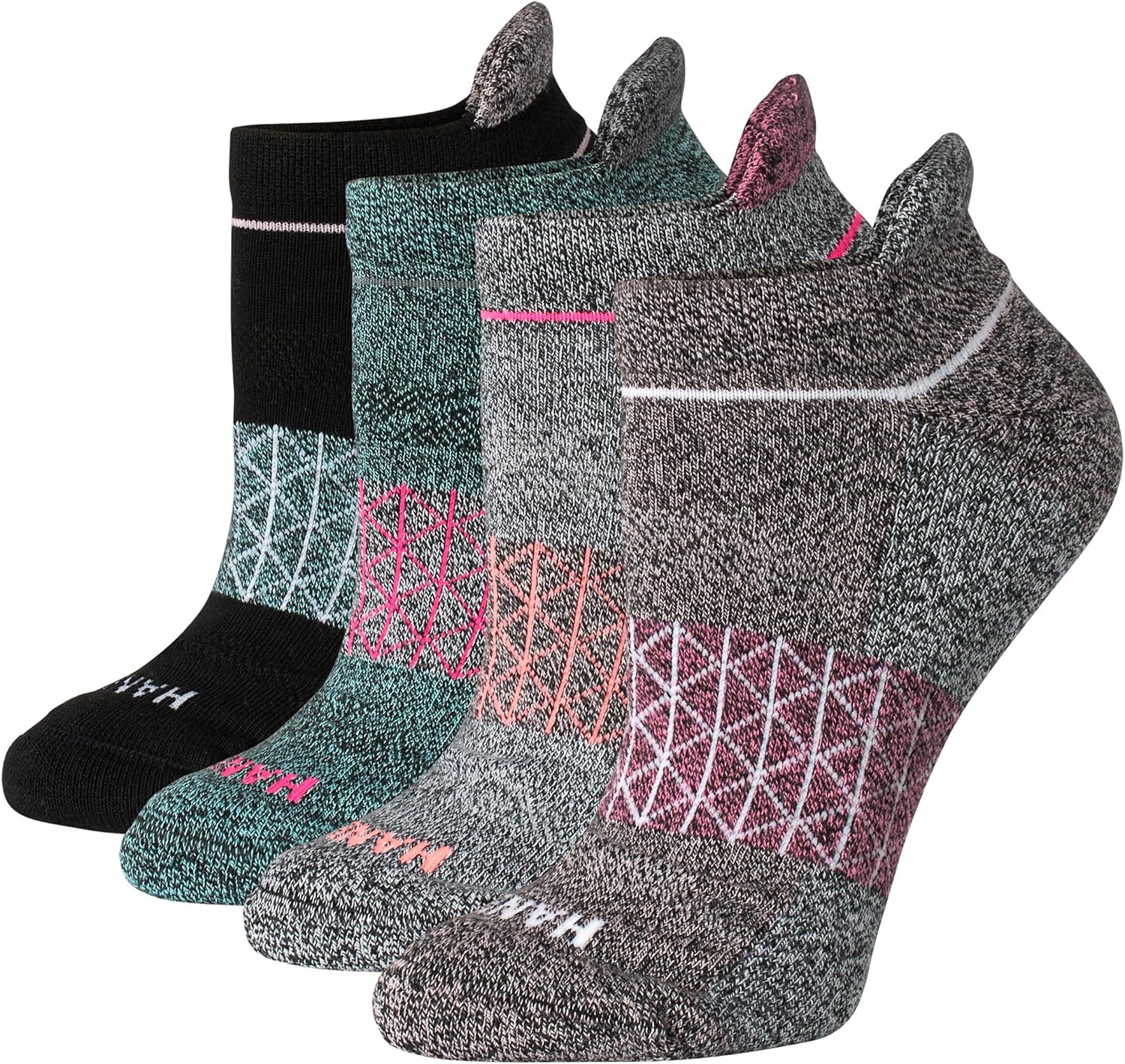Hanes Women’s Socks, 4-pack, Absolute Active Cushioned Moisture-wicking Best Women’s Socks, Crew, Ankle and No Show